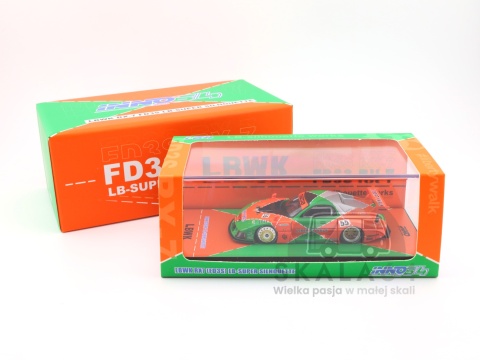 INNO64 Mazda LBWK RX7 RX-7 FD3S LB-Super Silhouette Green / Orange > INNO64